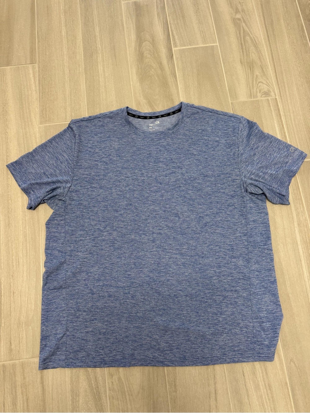 Men's GapFit Heathered Blue Performance Crewneck Shirt